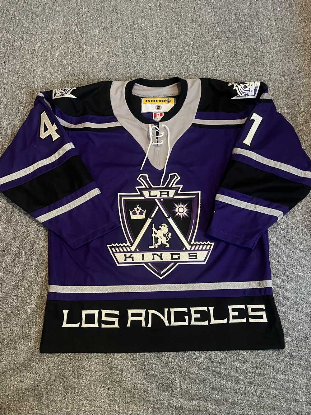 Los Angeles Kings Jason Allison KOHO NHL Hockey Jersey Size L Vintage
